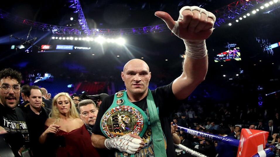 World heavyweight champion Tyson Fury